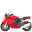 An emoji motorbike